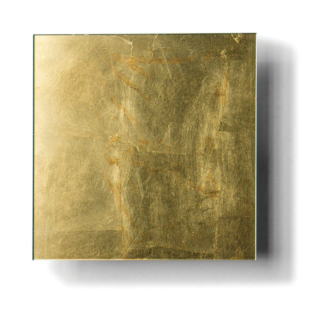 Floating Foil Gold 12&quot;SQ Wall Art