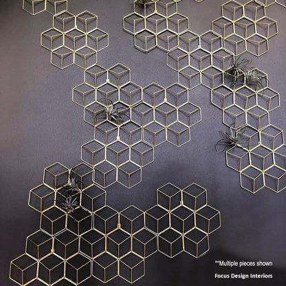 Hex Grid Wall Panel