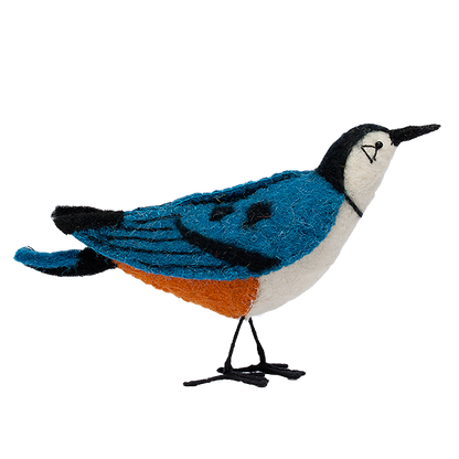 Felt Bird, White-Breasted Nuthatch