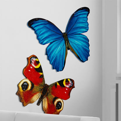 Mosaic Butterfly Aglais 20&quot;W Wall Art
