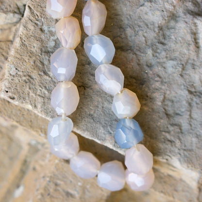 Stone Jewelry for Vase, Rose Quartz