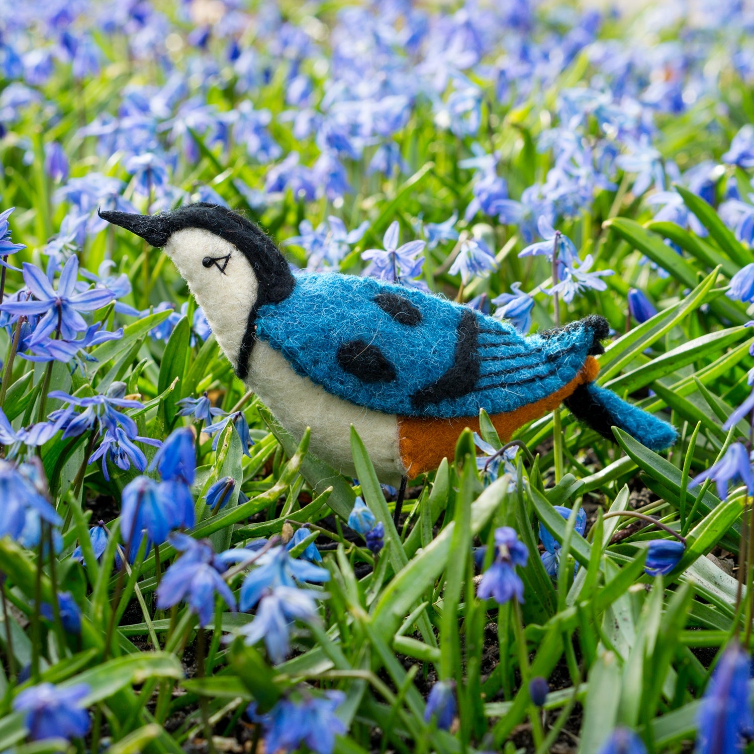 Felt Bird, White-Breasted Nuthatch