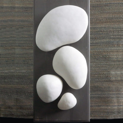 River Stone 15.5&quot;L Wall Art